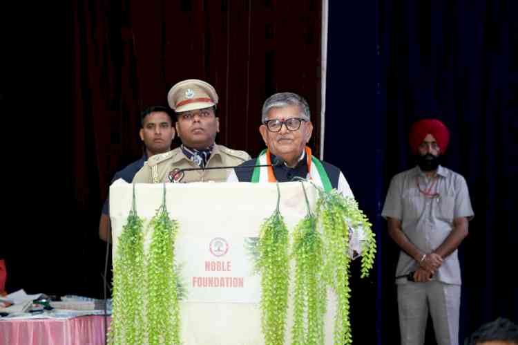 Providing education opportunities to economically disadvantaged children is a true service to humanity- Governor Gulab Chand Kataria