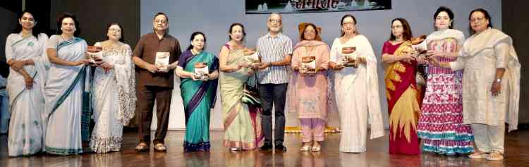 KMV releases the book ‘The Literary Lens’: A Prestigious Landmark in Academic and Creative Excellence