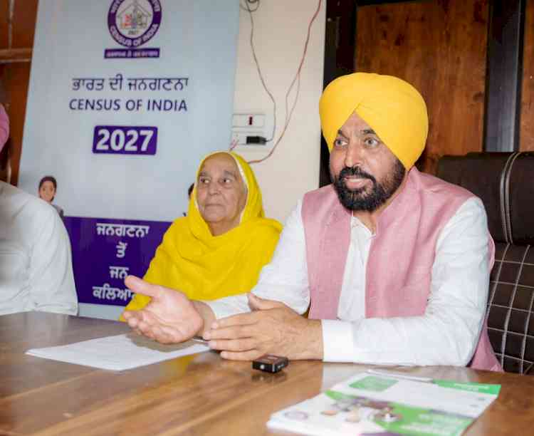 Register Punjabi as mother tongue during Census 2027 self-enumeration to safeguard Punjab’s socio-economic future: CM Bhagwant Singh Mann