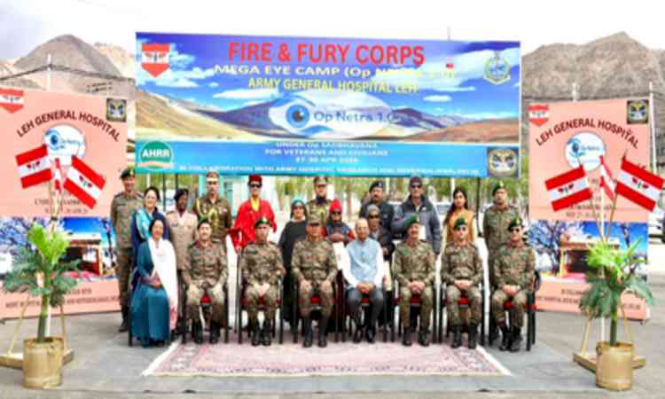 Army conducts 214 procedures at high-altitude eye camp in Leh