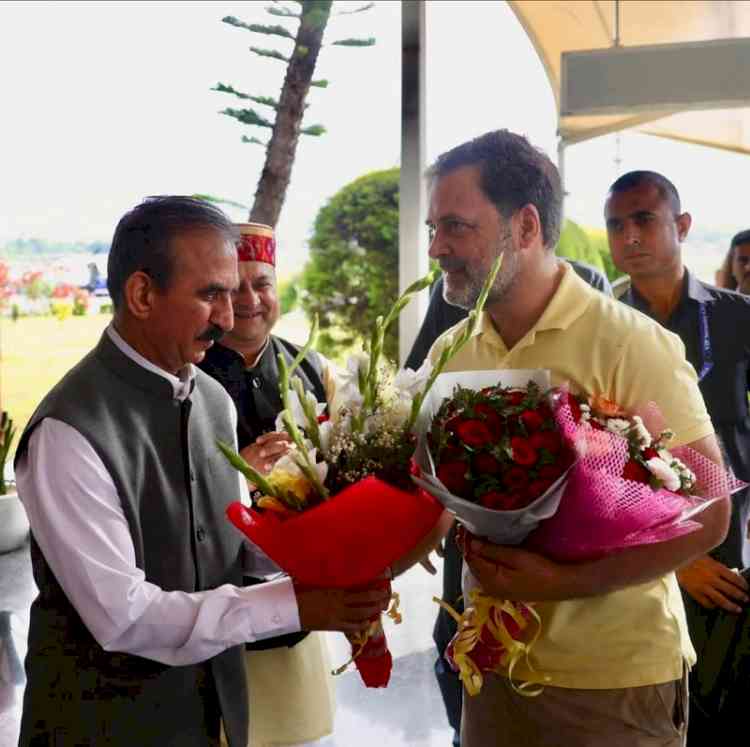 Rahul Gandhi Arrives in Kangra, Attends Congress Training Camp