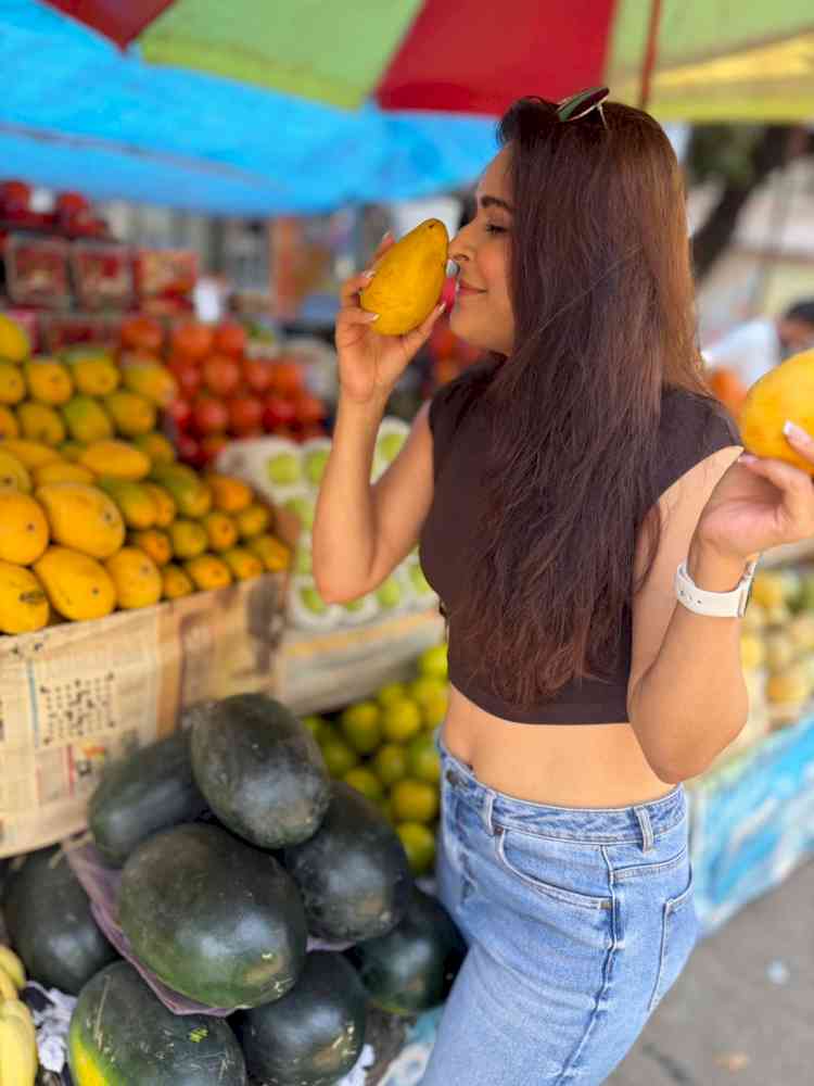 Madhurima Tuli turns a mango-themed shopping trip into a summer style statement