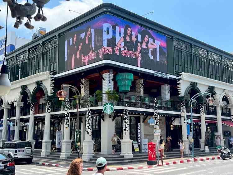 Kashika Kapoor creates a buzz in Phuket with global billboard presence