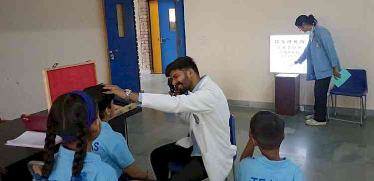Eye check-up camp for students at Horizon School of Excellence