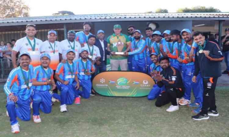 Indian Deaf cricket team sweep South Africa 3-0 in T20Is, 2-0 in ODIs