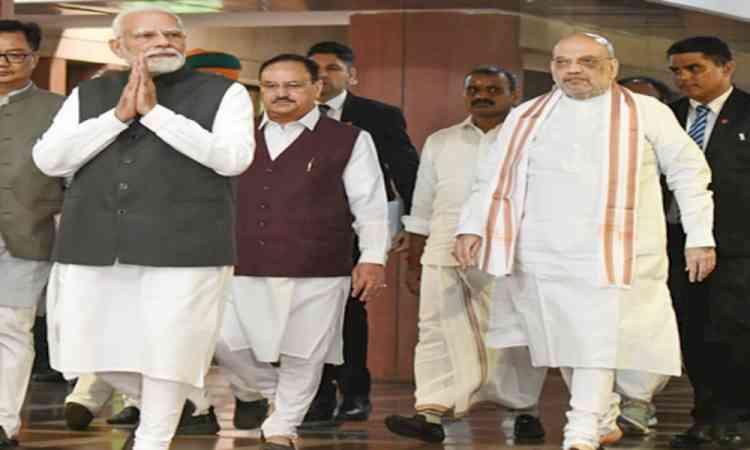 PM Modi, HM Shah hail hat-trick mandate in Assam; promise to speed up state's transformation