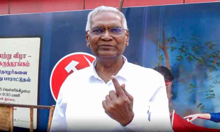 Apprehension on EC functioning, Mamata must give additional details: CPI's D. Raja