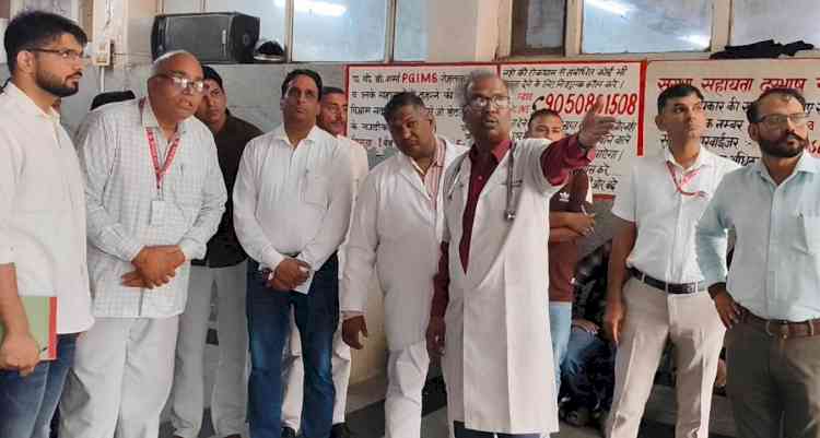 हीट स्ट्रोक से निपटने के लिए तैयार पीजीआईएमएस, रोहतक