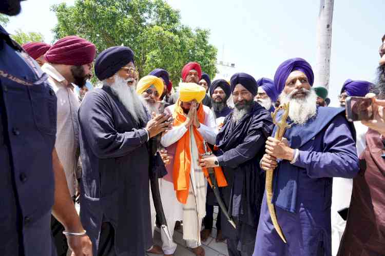 CM Bhagwant Singh Mann leads Shukrana Yatra from Sri Anandpur Sahib after implementation of anti-beadbi law in Punjab