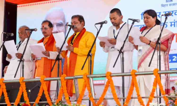 Bihar Cabinet expansion: Ministers take charge; NDA leaders emphasise unity, development focus