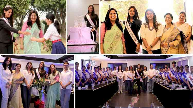 Innocent Hearts Gives Grand Welcome to Miss India North 2026 Yashika Sharma; Institution Proud of Alumna’s Remarkable Achievement