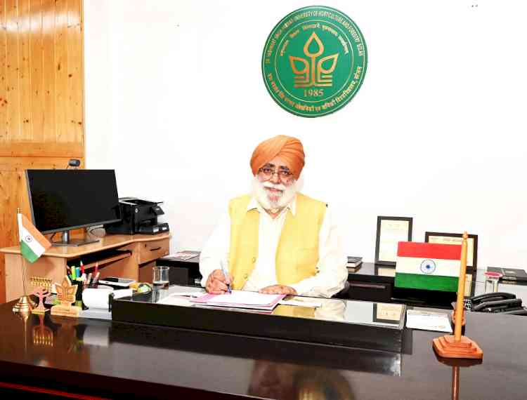 Dr. Harminder Singh Baweja Assumes Charge as Vice Chancellor of UHF Nauni