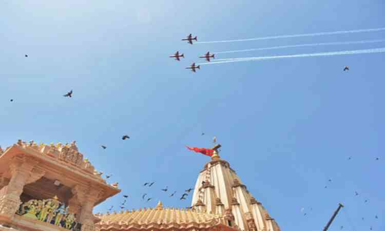 IAF's six-jet Suryakiran display to mark Somnath Temple’s 75th anniversary celebrations on May 11