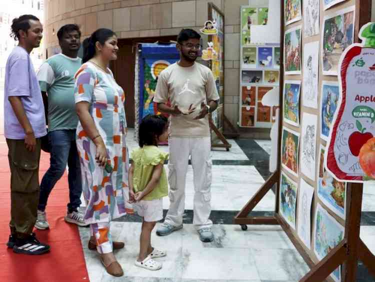 सुपवा की कला प्रदर्शनी –अभिव्यंजना का अवलोकन करने पहुंची हस्तियों ने सराहा छात्रों का हुनर व मेहनत
