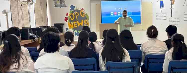 PR Guru, Sunit Mukherjee shares the mantra of ‘Creative Communication’ with Journalism Students