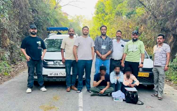 Three Arrested with 1.340 kg of Hashish in Nurpur Police Crackdown