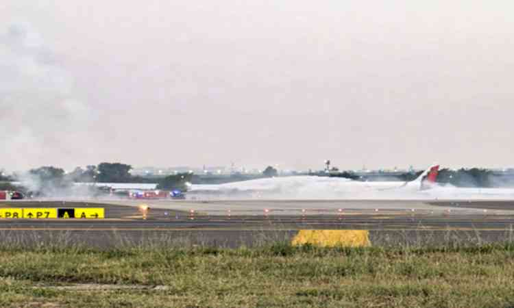 CISF conducts aircraft crash mock exercise ‘Agni Chakra’ at Delhi airport