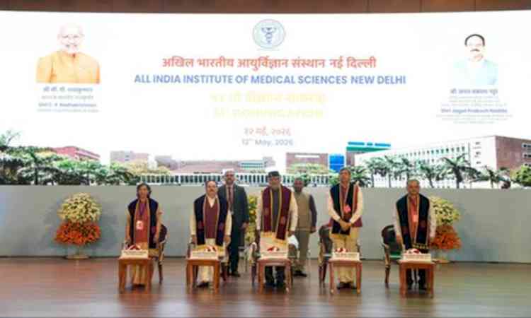 At AIIMS Delhi convocation, Vice President highlights expansion in health infra over last decade