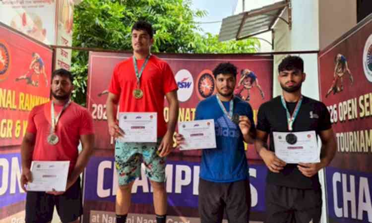 Sr Open Ranking: Men's Greco-Roman concludes; women's wrestling knockout stage underway
