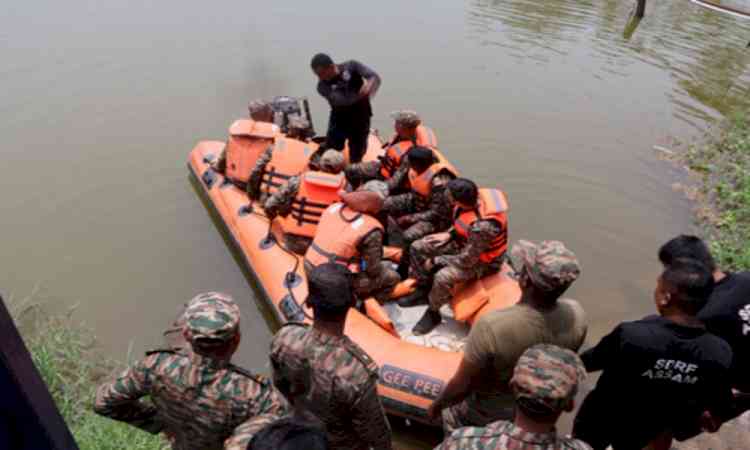 Indian Army, SDRF conduct joint flood relief exercise in Assam’s Jorhat