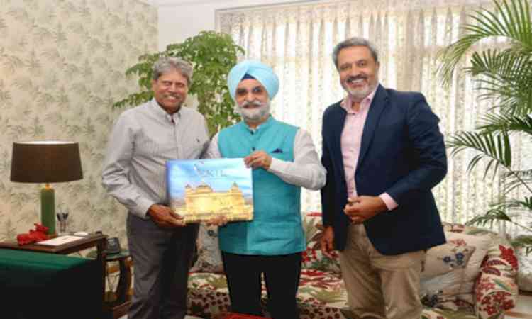 Kapil Dev, Amandeep Johl meet Delhi Lt Governor; discuss golf’s role in Delhi’s global-city vision