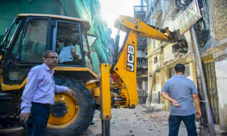 BJP govt accuses Trinamool of 'benefitting' from illegal construction in Bengal