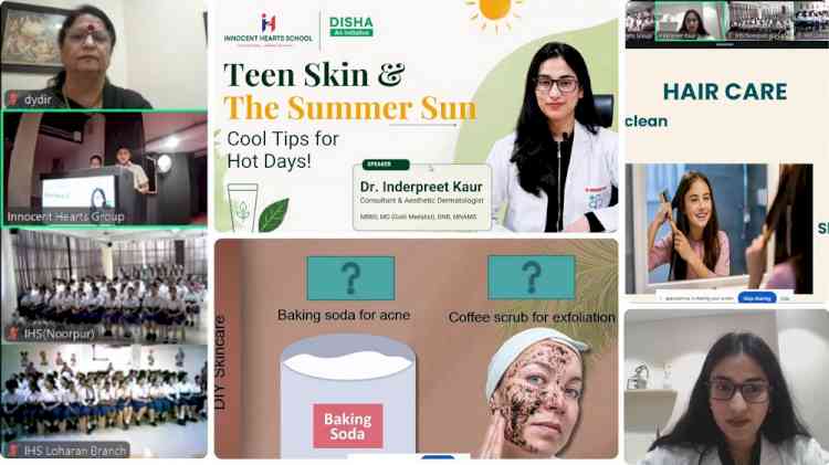 Innocent Hearts School Organizes Awareness Session on Teens' Skincare and Summer Hygiene