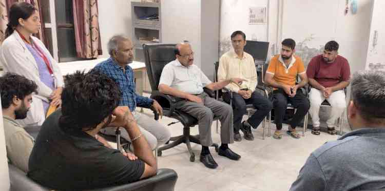 Family of Brain Dead Youth from Bhiwani gives consent after persuasion by VC Dr. H.K. Agarwal