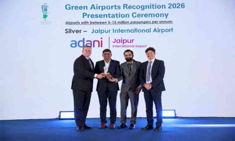Jaipur International Airport gets award for initiatives in climate resilience 