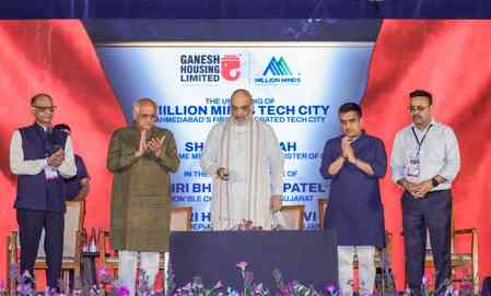 HM Shah inaugurates Million Minds Tech Park, Real Estate management institute in Ahmedabad 