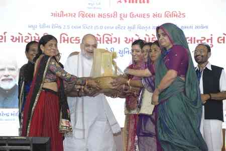 Gujarat's dairy sector deposits Rs 200 crore daily into women's bank accounts: HM Amit Shah