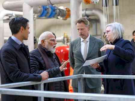 PM Modi visits Afsluitdijk Dam, praises Netherlands for 'pioneering work' in water management