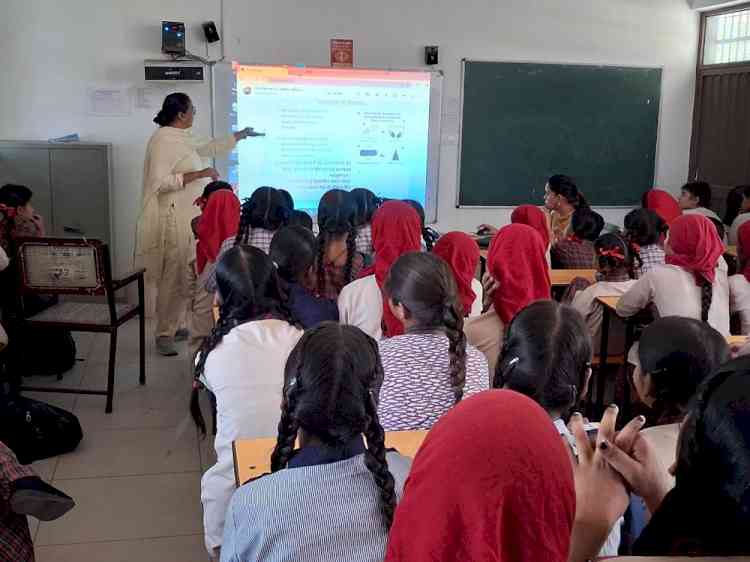 Awareness drive on female health held across schools