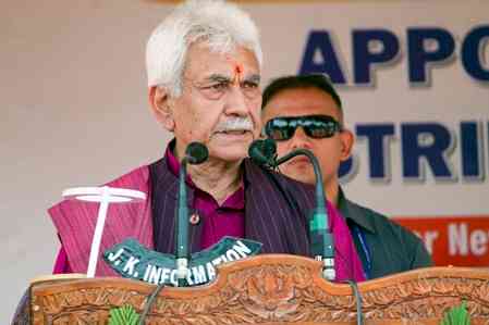 J&K L-G inspects Shri Amarnath Yatra Yatri Niwas in Srinagar