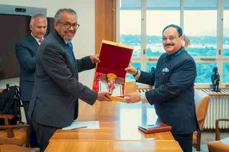 At World Health Assembly, JP Nadda reaffirms continuation of India's support to WHO 