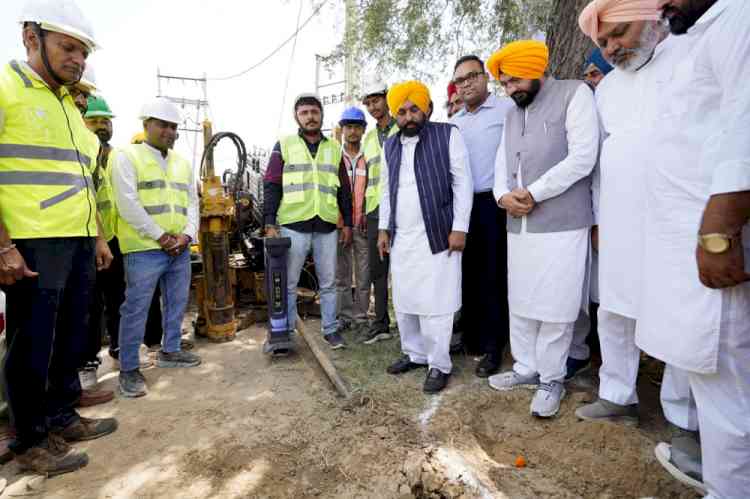 Bhagwant Mann Govt Launches Underground Electricity Wiring Project from Satauj, Bringing Major Relief to Punjab’s Farmers Through Pole-Free Villages Initiative