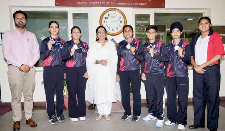KMV’s softball players performs brilliantly at the 11th Inter-Zonal Senior National Softball Championship
