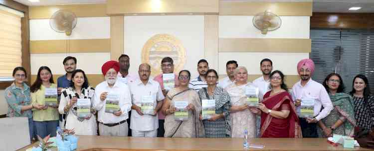 Book on ‘Recent Perspectives on Agriculture, Population and Environment’ Released in PU