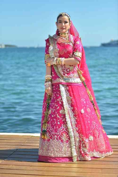 Ruchi Gujjar Arrives at Cannes in Traditional Rajasthani Ghoonghat 