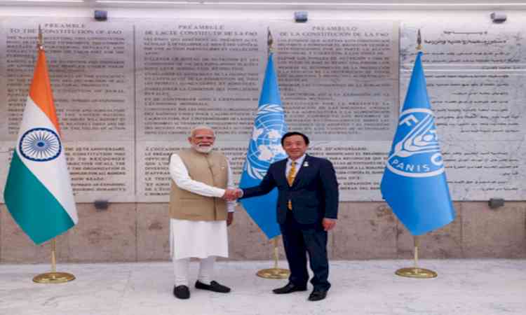 PM Modi receives FAO’s highest honour Agricola Medal for contribution to food security, farmer welfare