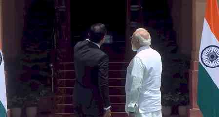 Cyprus President Nikos Christodoulides takes selfie with PM Modi 