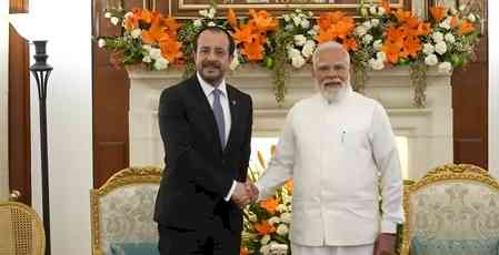 PM Modi, Cyprus President Nikos Christodoulides hold bilateral talks in New Delhi