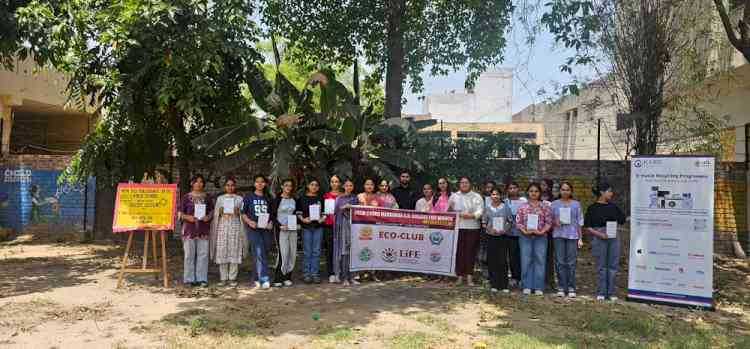 PCM S.D. Collegiate Senior Secondary Girls School Organizes E-Waste Awareness and Recycling Session