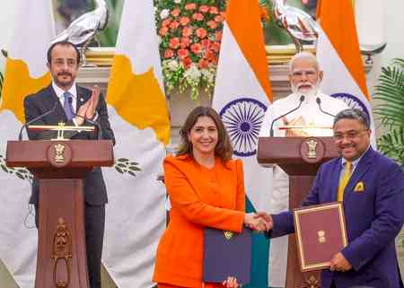 India, Cyprus agree to deepen ties in defence industry, connectivity