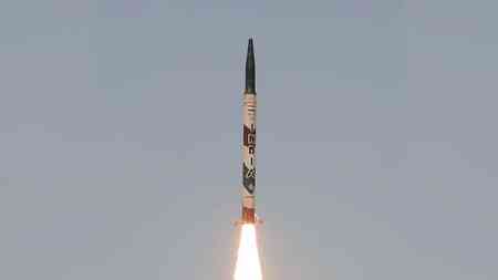 India successfully test-launches ‘Agni-1’ Short Range Ballistic Missile