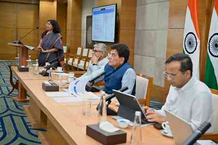 Piyush Goyal chairs meeting on giving big push to manufacturing sector
