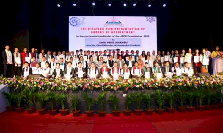 Arunachal CM reaffirms commitment to transparent recruitment, hands over job letters to 404 engineers