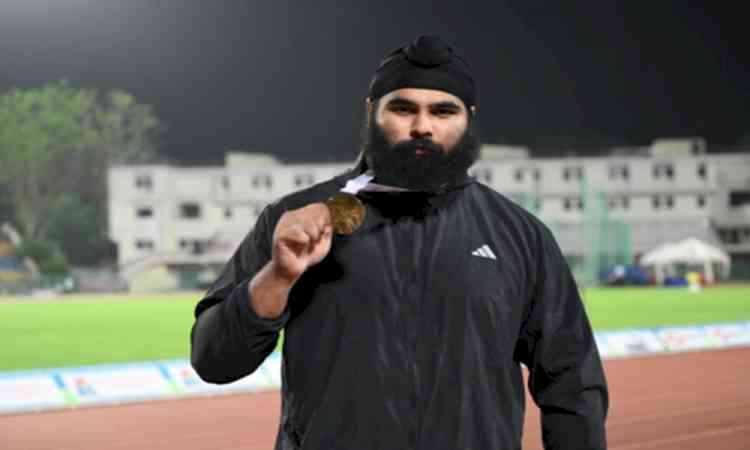 MP’s Samardeep Gill clinches shot put gold, qualifies for CWG at National Senior Athletics meet