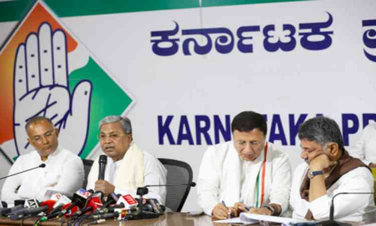 Karnataka Dy CM Shivakumar declines to comment on CM Siddaramaiah's Delhi trip
