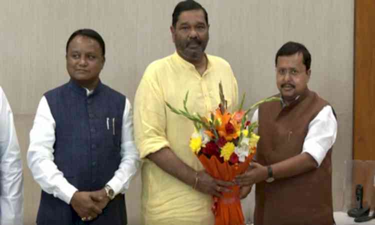 Former BJD lawmaker Debashish Samantaray joins BJP, meets party chief Nitin Nabin